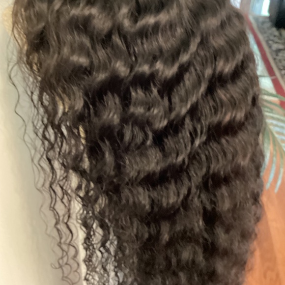 Water Wave Indian Ramy Hair 360 Lace , Preplucked(Color: #1)( NWOT) - Picture 4 of 13